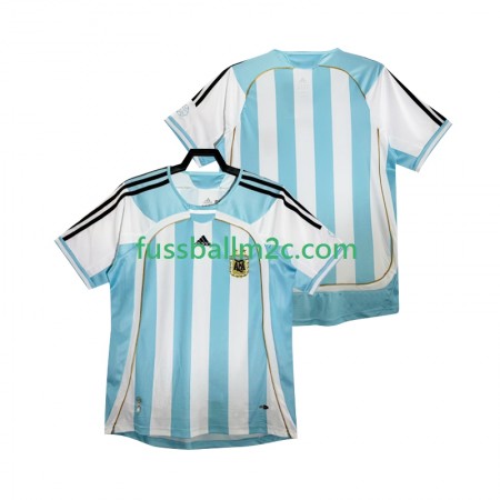 Fußballtrikots Argentinien 2014 Retro Heim Trikotsatz
